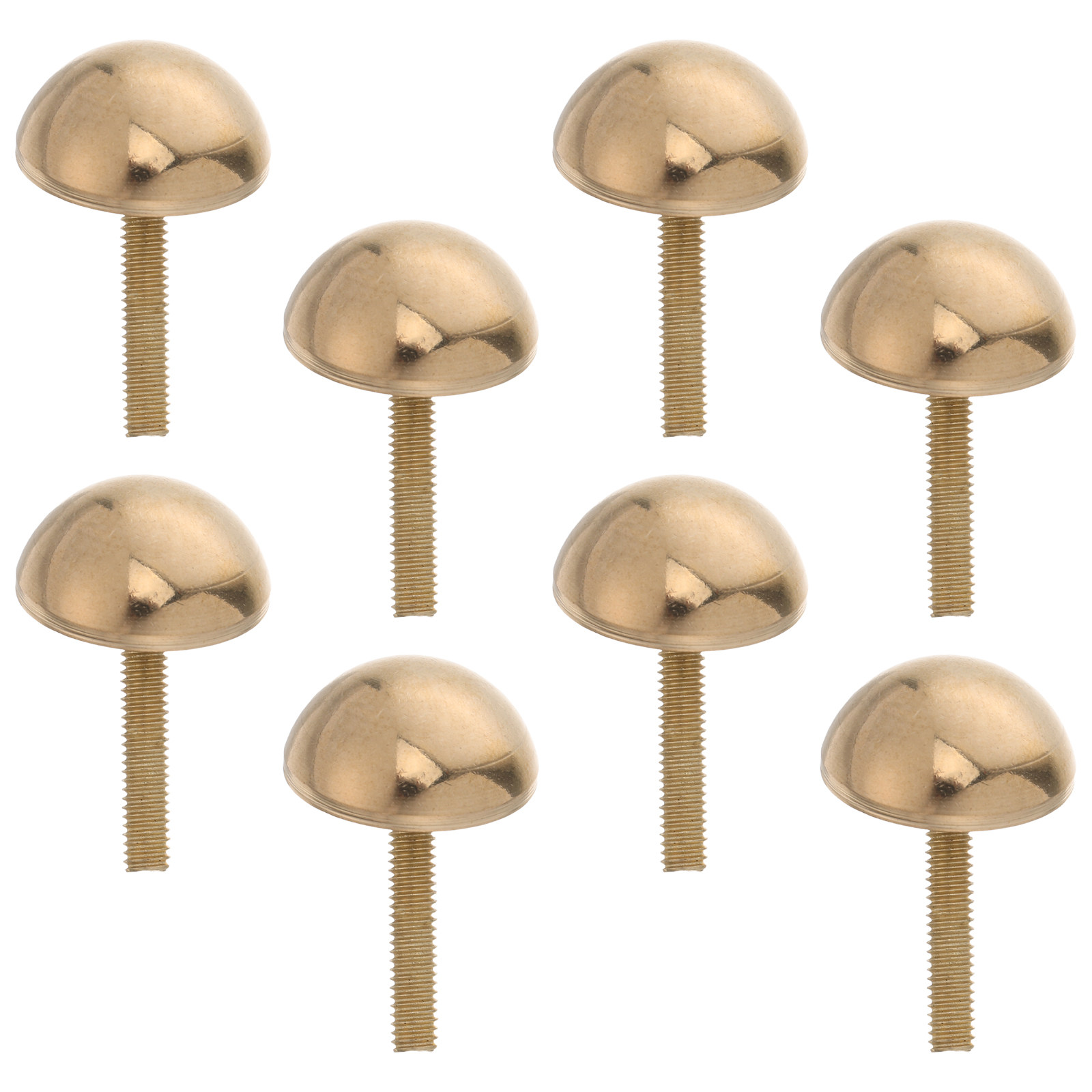 Furniture Hardware Brass - 8 szt. ozdobnych zaślepek na śruby