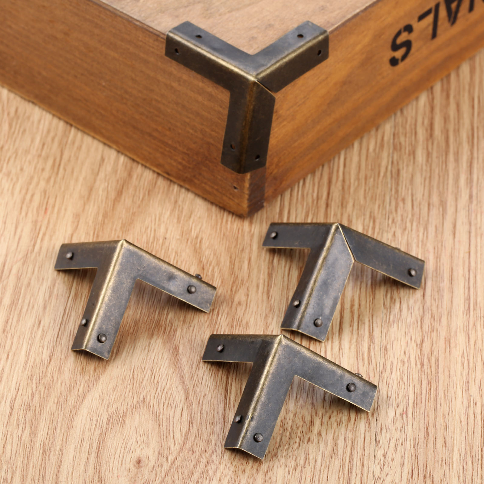 Furniture Hardware Covers - DRELD 4 szt. Antyczny brąz ochraniacze