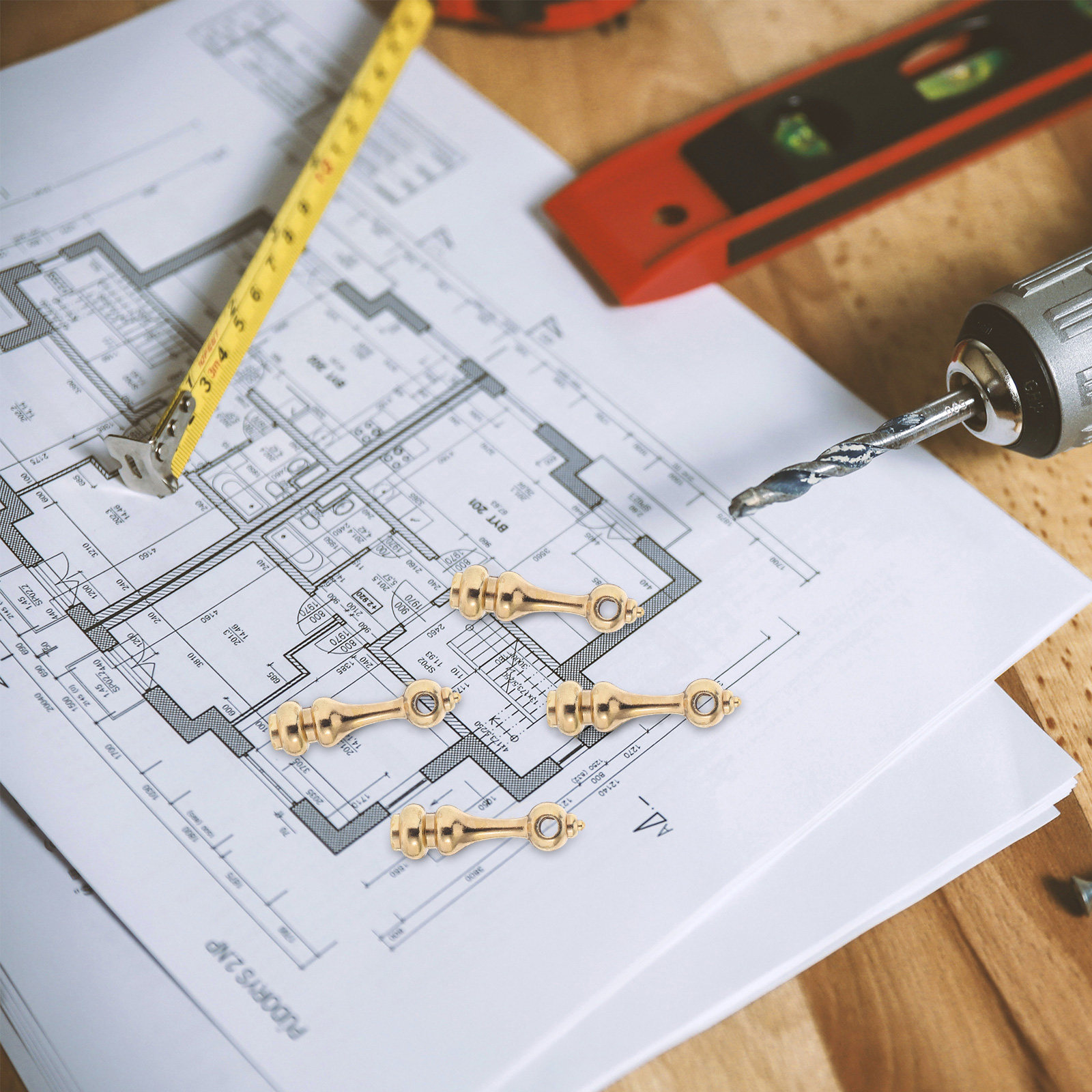 Furniture Rails Hardware - 10 szt. ozdobnych łączników z cynkowego