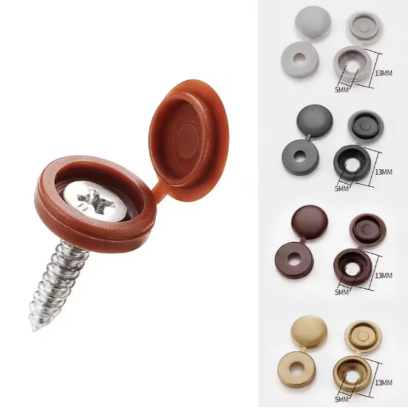 Furniture Hardware Covers - 100 szt. Osłonek na śruby, ozdobne