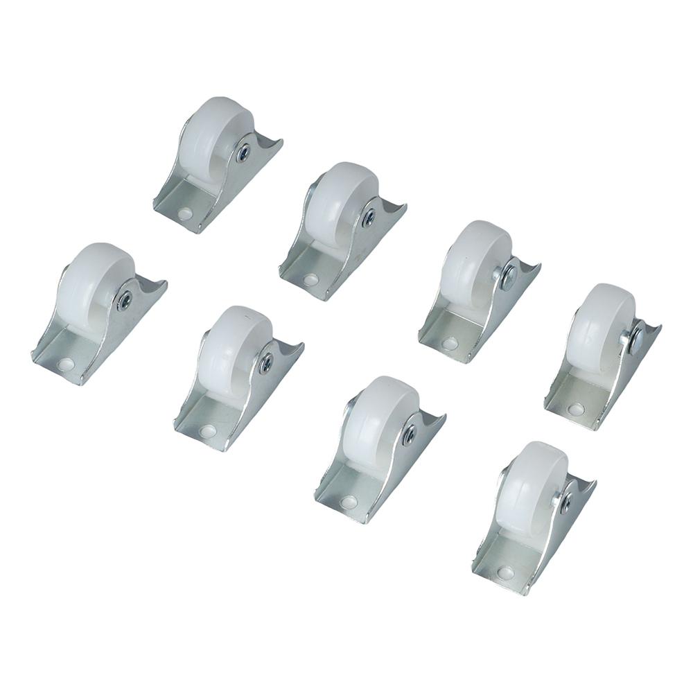 Furniture Rails Hardware - Akcesoria meblowe 1 cal, płaskie kółka