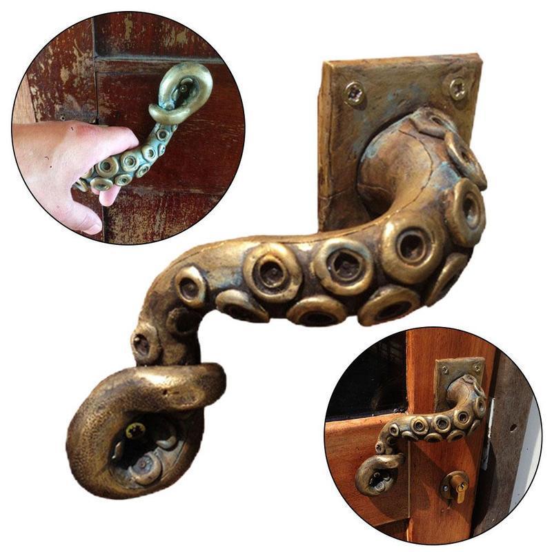 Furniture Hardware Drawer Pulls - Vintage ośmiornica klamka drzwi w zwierzęcym