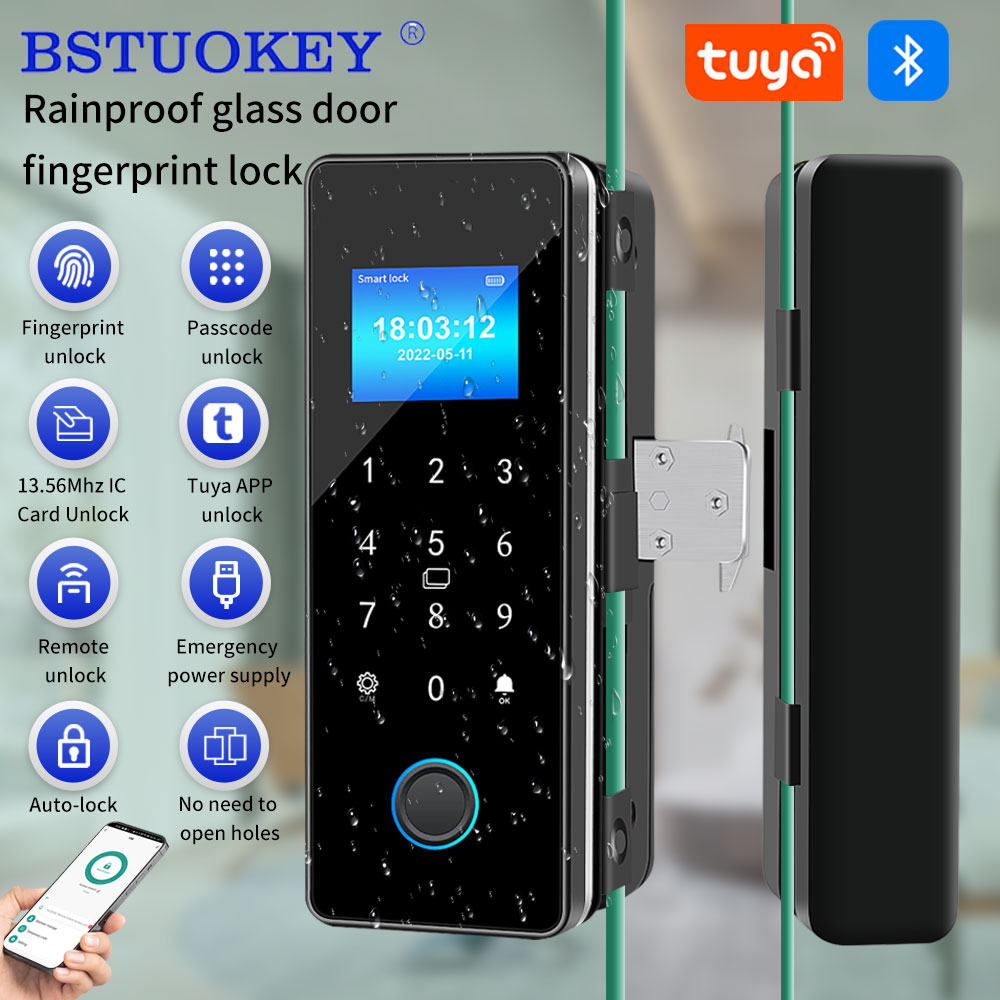 Furniture Sliding Door Hardware - Wodoodporna kontrola aplikacji Tuya Zamek do