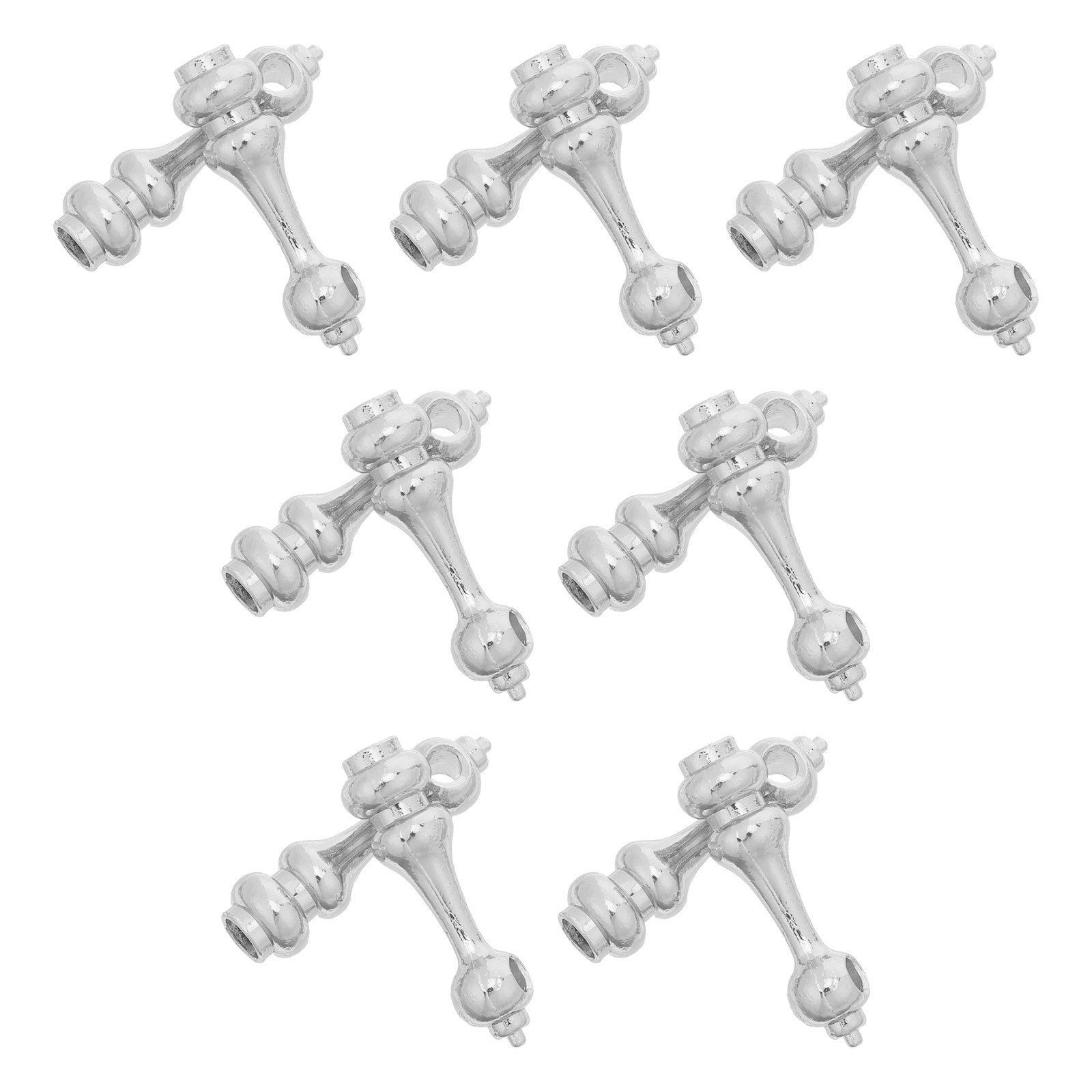 Furniture Rails Hardware - 14 szt. metalowych zaślepek do słupków