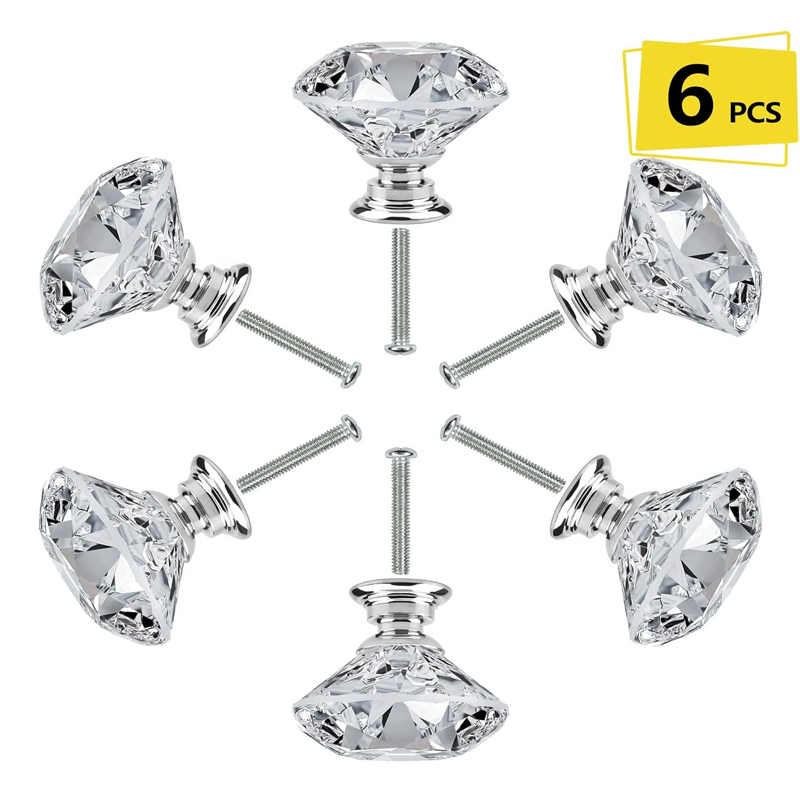 Furniture Hardware Feet - 6 szt. Gałek do szafek ze