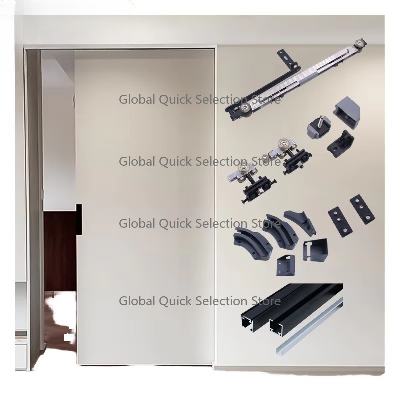 Furniture Rails Hardware - System przesuwny do drzwi wózkowych z
