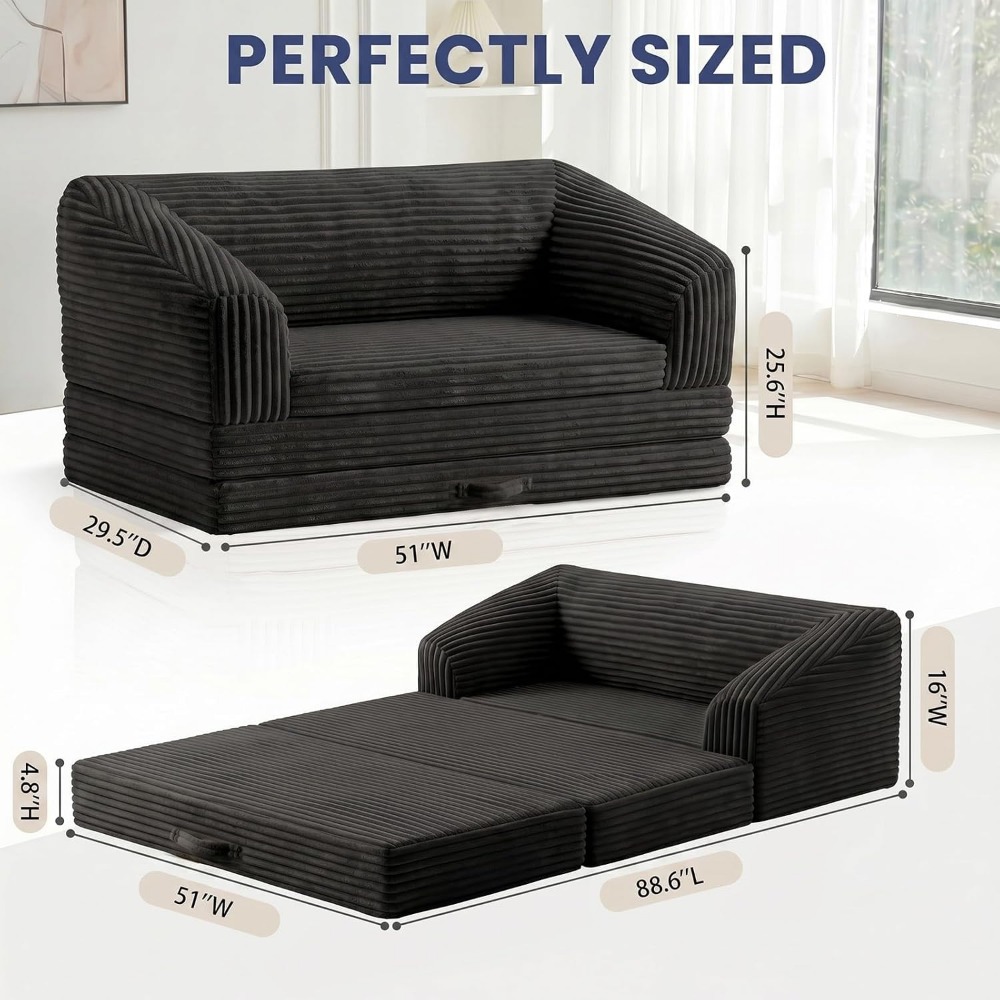 Rozkładana sofa trójdzielna, g – Furniture Hardware For Bed recenzja i cena