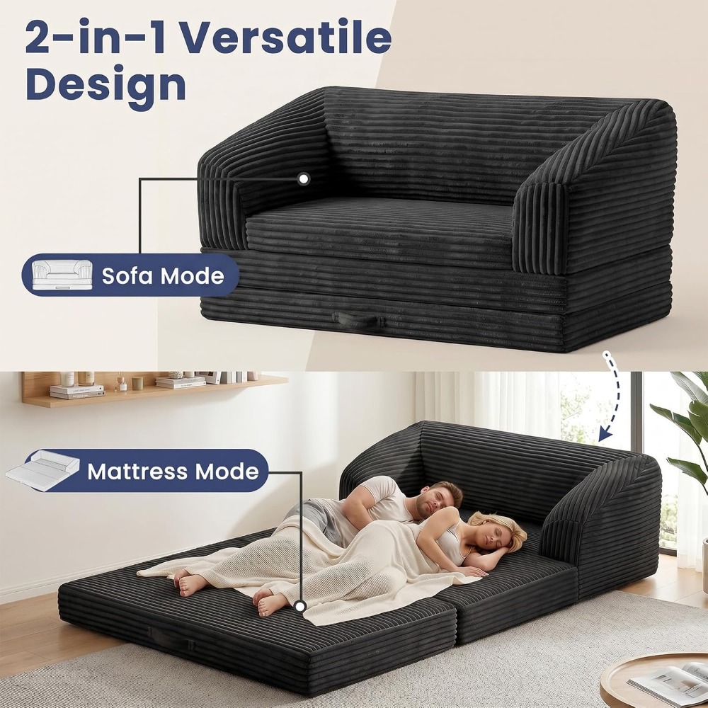 Rozkładana sofa trójdzielna, g – Furniture Hardware For Bed recenzja i cena