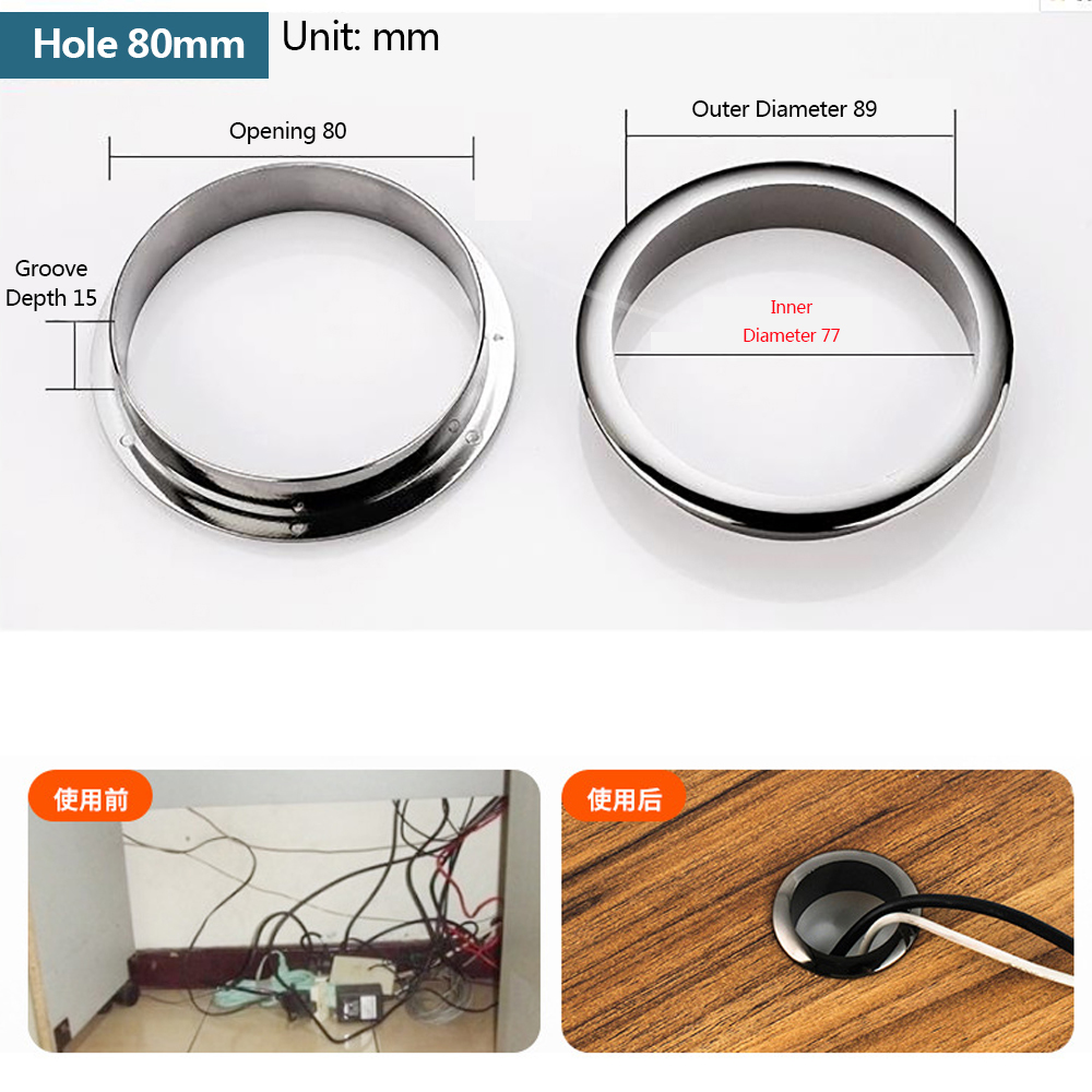 Osłona na otwór kablowy stolik – Furniture Hardware Covers recenzja i cena