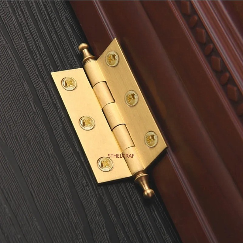 2 szt. Mosiężne zawiasy do drz – Furniture Hardware Brass recenzja i cena