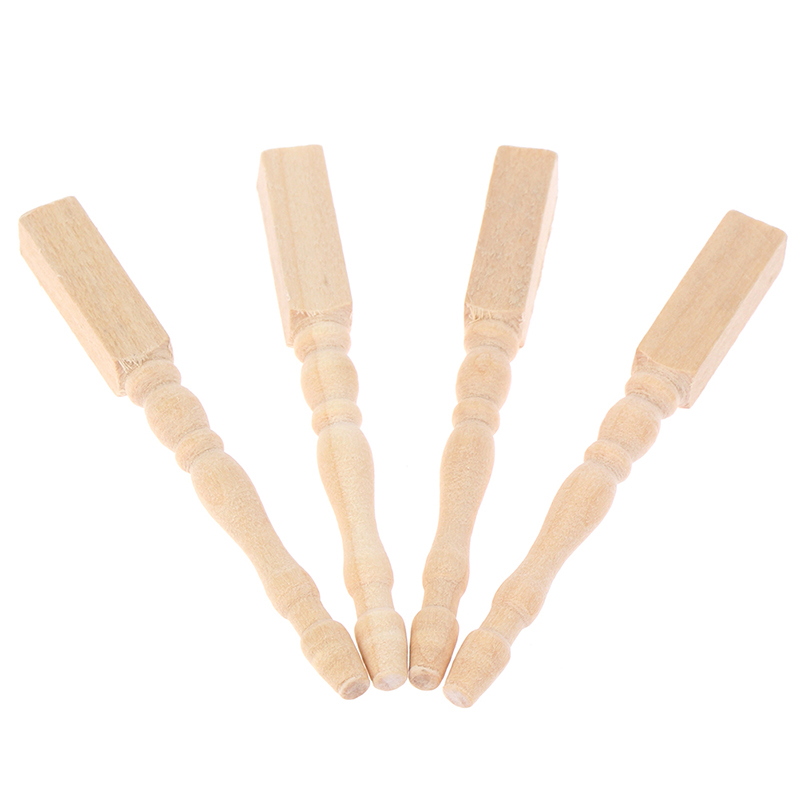 ● 4 szt./zestaw 1:12 Miniaturo – Furniture Hardware Feet recenzja i cena