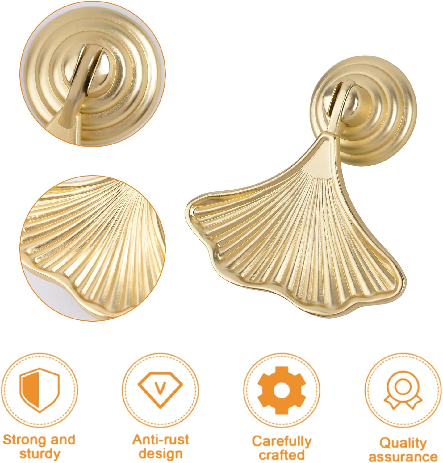 2 szt. Uchwyty w kształcie liś – Furniture Hardware Drop Pulls recenzja i cena