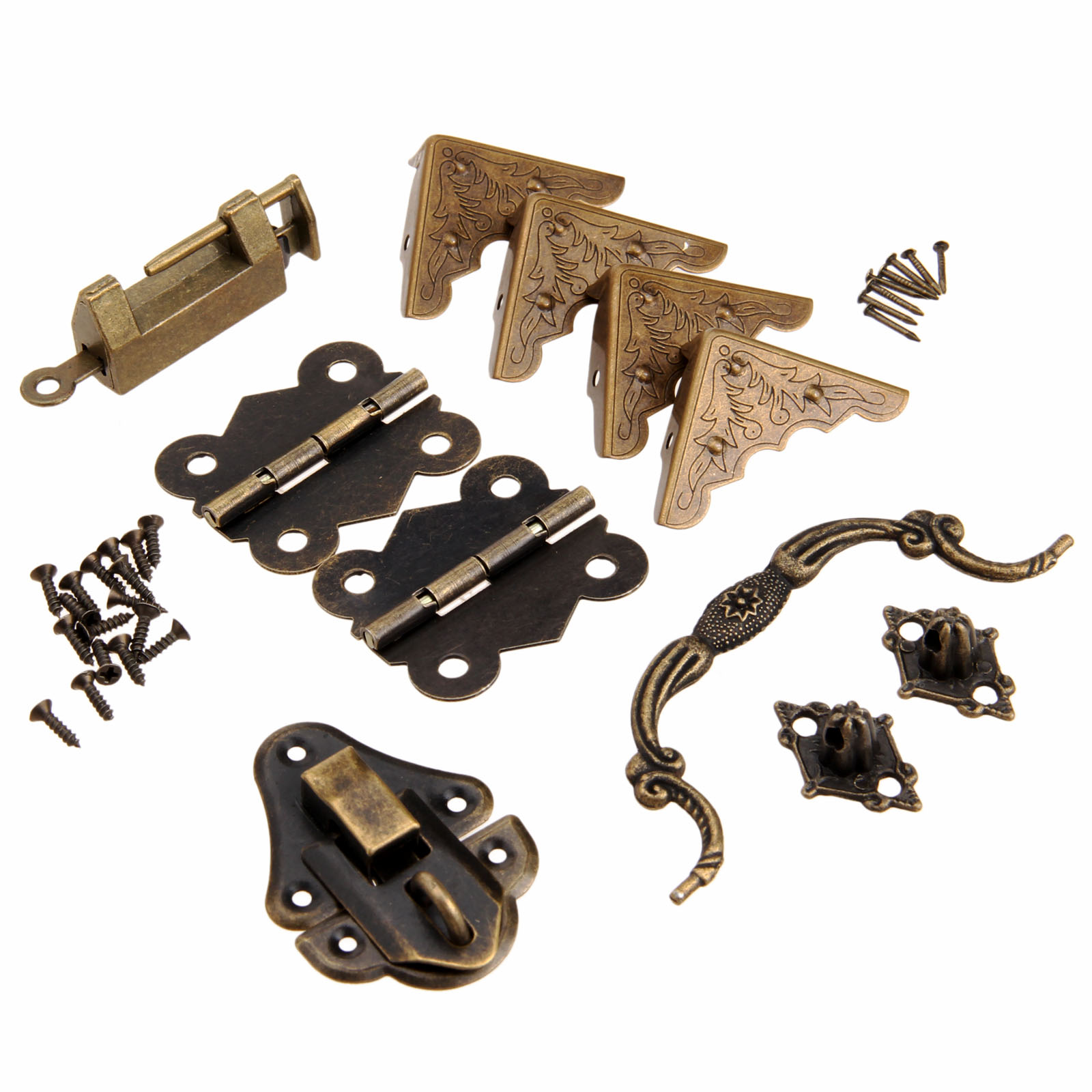 9 sztuk/zestaw okucia meblowe  – Furniture Hardware Brass recenzja i cena