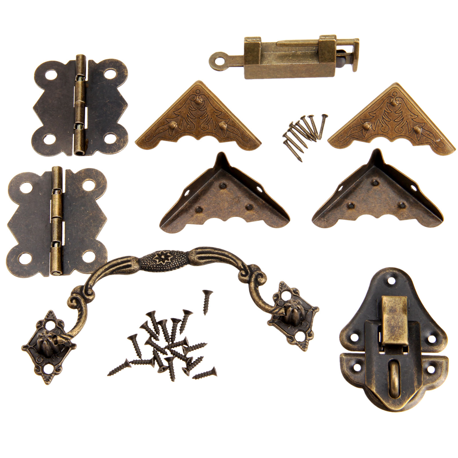 9 sztuk/zestaw okucia meblowe  – Furniture Hardware Brass recenzja i cena