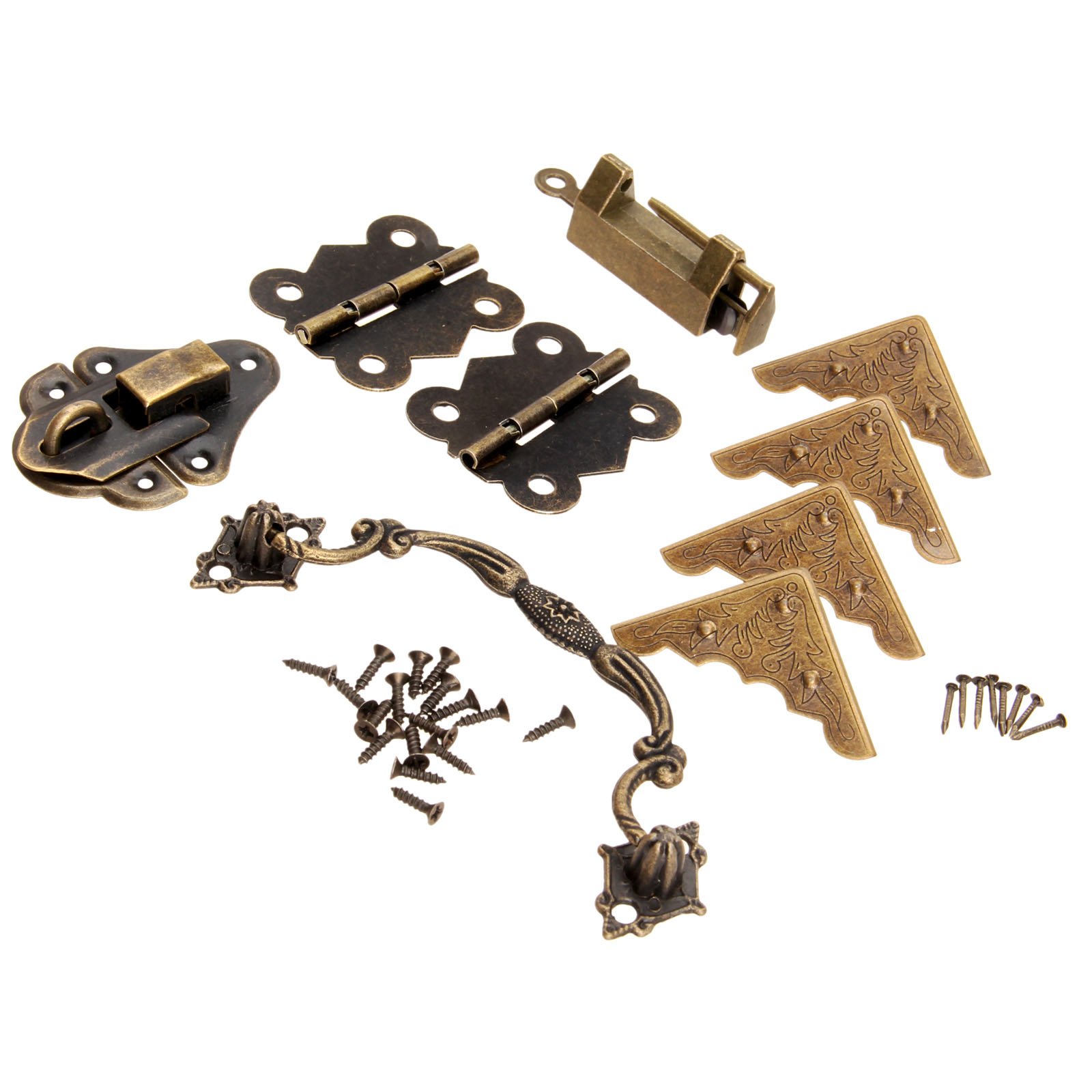 9 sztuk/zestaw okucia meblowe  – Furniture Hardware Brass recenzja i cena