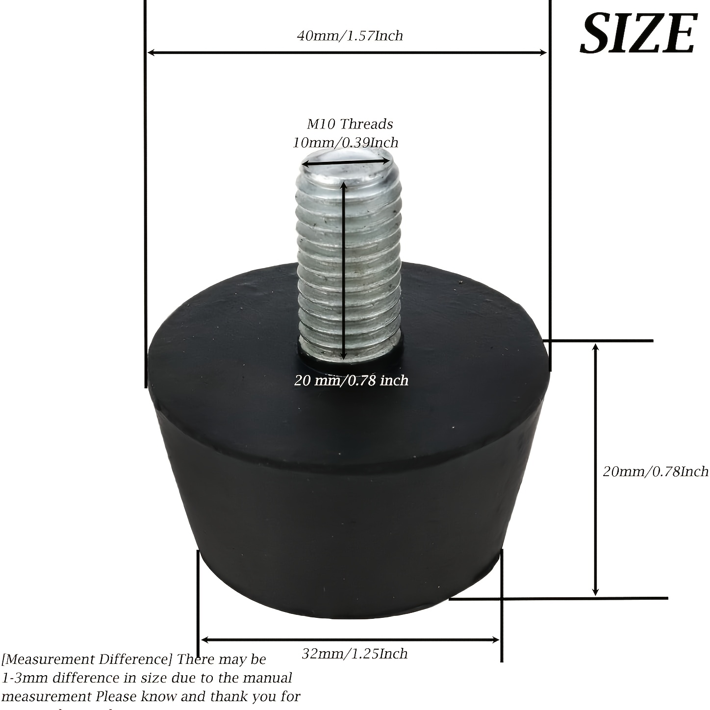 4 szt. Gumowe Regulowane Podkł – Furniture Hardware Feet recenzja i cena